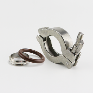 201Ss Polished Beer Sanitary Pipe Clamp Fittings